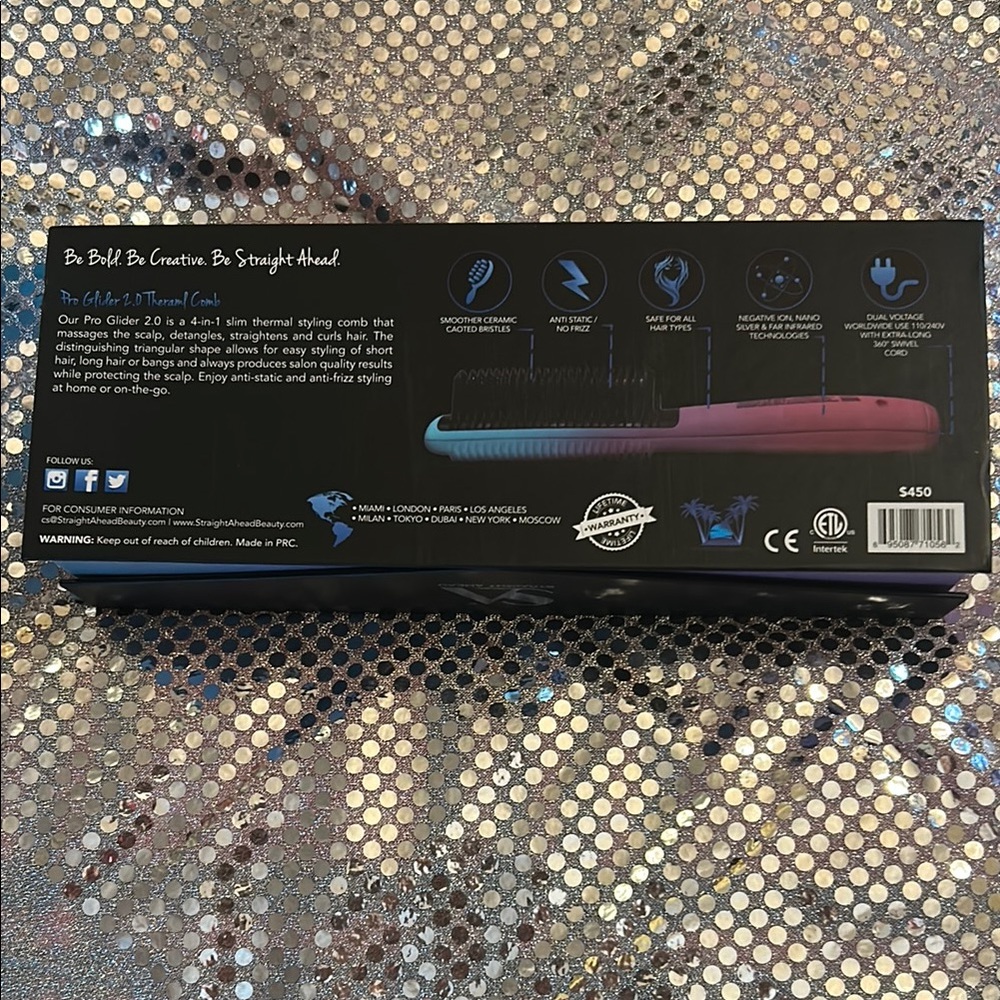 Pink Hair Styling Brush